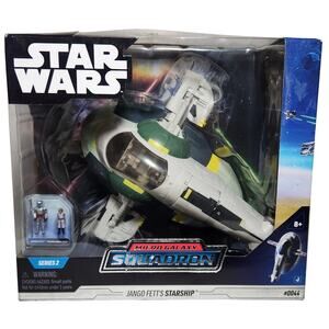 Star Wars Micro Galaxy Squadron Jango Fett's Starship #0044 Series 2 New Sealed